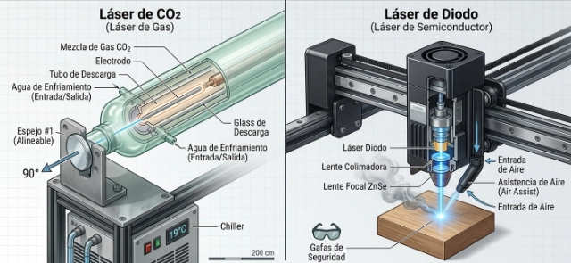 El Secreto de la Eterna JuventudMaker: Cuidados y Durabilidad de tu Máquina Láser diodo co2