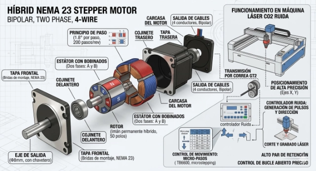 stepper motor nema 23